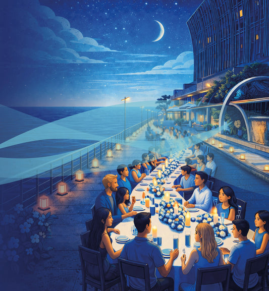 Blu di Grado  Dinner on the “Diga”